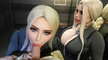 Putaria hardcore com aquela branquinha assanhada tomando galada