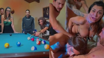 Gangbang gostoso com aquela puta delícia tomando rola com amigas