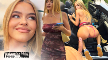 Espetacular loira cheia de tesão na chupada de caralho com muitas metidas