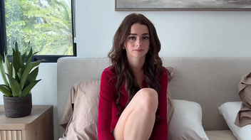 Novinha se masturba e fode com amor até gozar