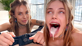 Porno boqueteira gata charmosa na surra peniana tomando esporrada