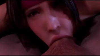 Jessie blowjob Cloud cum in mouth( final fantasy 7)