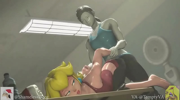 Princess Peach x Wii Fit Trainer