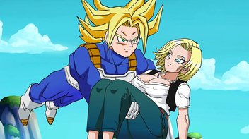 rescuing android 18 hentai animated video