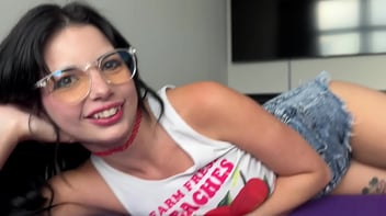 Peituda fazendo teste de atriz porno